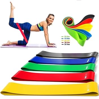 🏋️♀️ LLEVA 2 Set de 5 Bandas Elásticas – Entrena en Cualquier Lugar + ENVÍO GRATIS