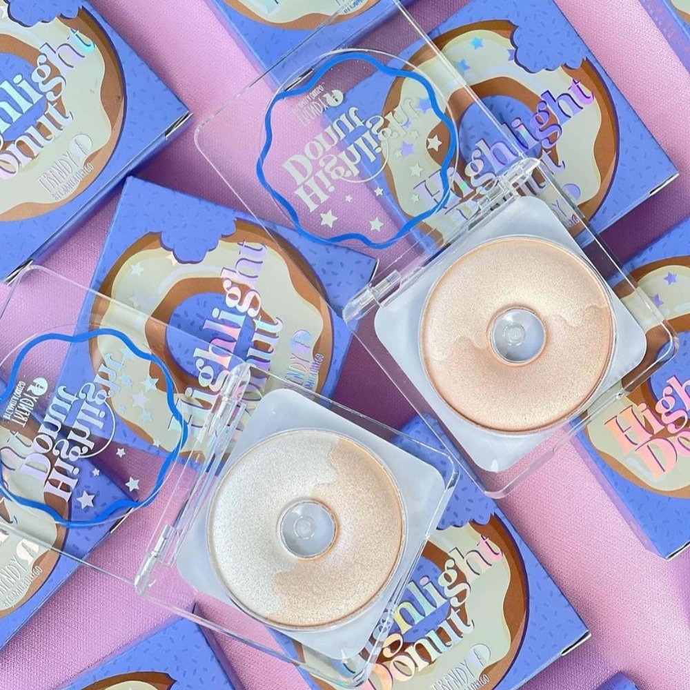 🍩Rubor + Iluminador Donut Trendy + Envío Gratis