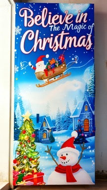 forro navideño para puertas