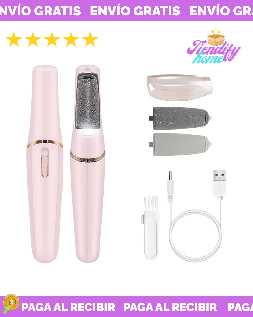 Quita Callos Eléctrico Removedor Pulidor Exfoliador LIM2