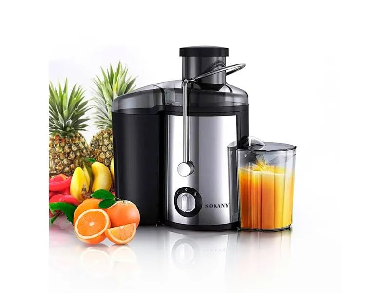 Extractor De Jugos Automatico Frutas Y Verduras Sokany Sk-4000 800w