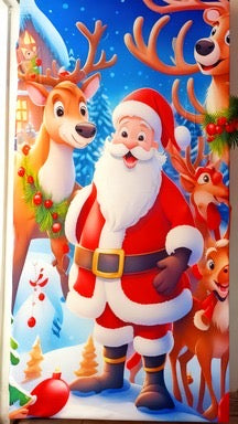 forro navideño para puertas