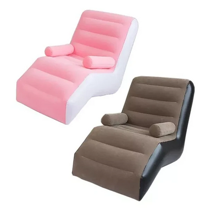 Sillon inflable ergonómico 140 x 85 x 80 cm
