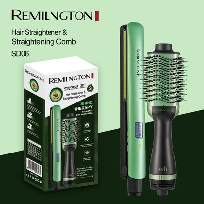 Plancha de Cabello y Cepillo secador Rem