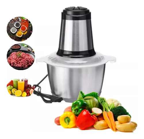 Molino Picadora De Carne Eléctrica 2 Lit