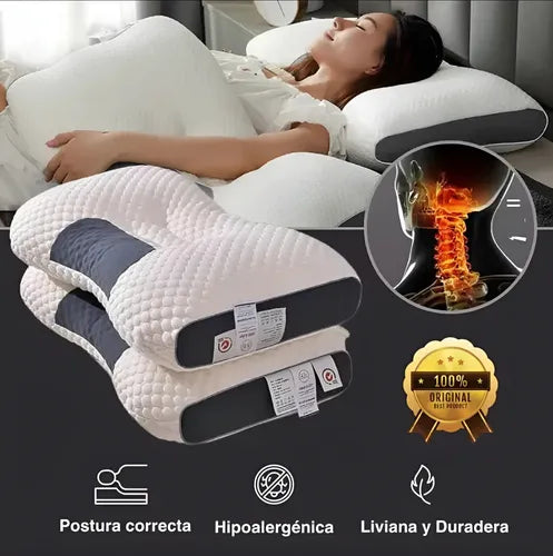 🌿 Almohada Ortopédica Cervical Descanso
