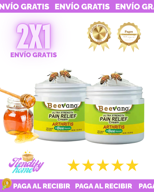🐝Beevana crema alivida dolores 2X1 - Mejora tu salud y recupera tu vida sin dolores