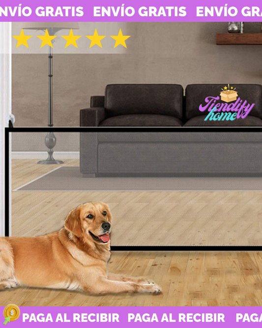 BARRERA MALLA SEGURIDAD MASCOTA BEBE 200