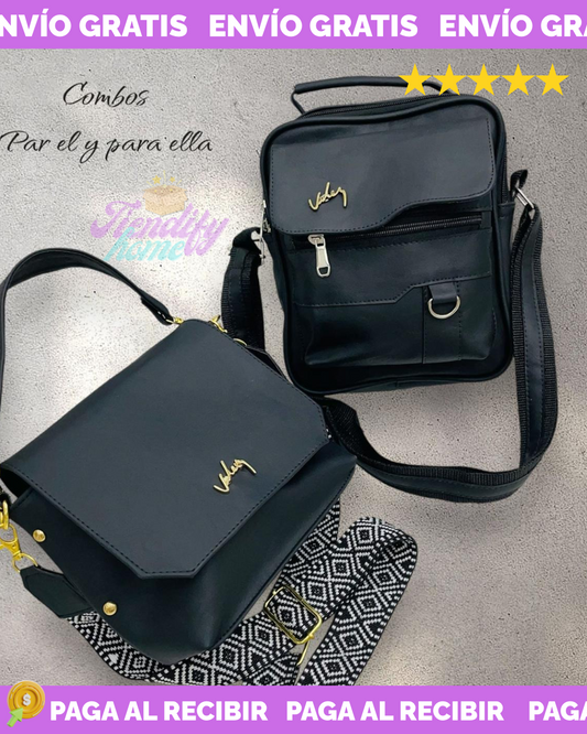 DUO CUERO DACOTA VLZ DAMA Y CABALLERO