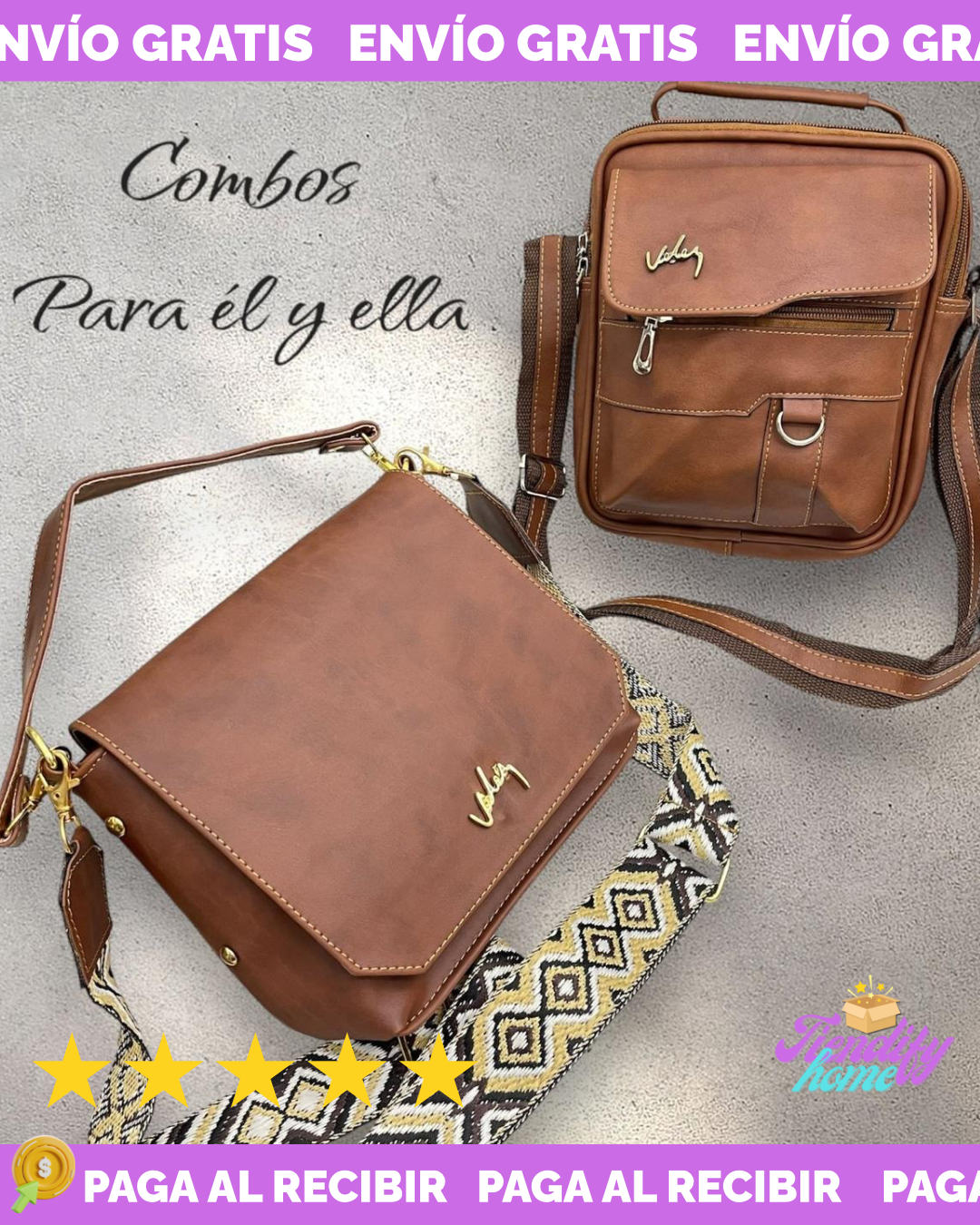 DUO CUERO DACOTA VLZ DAMA Y CABALLERO