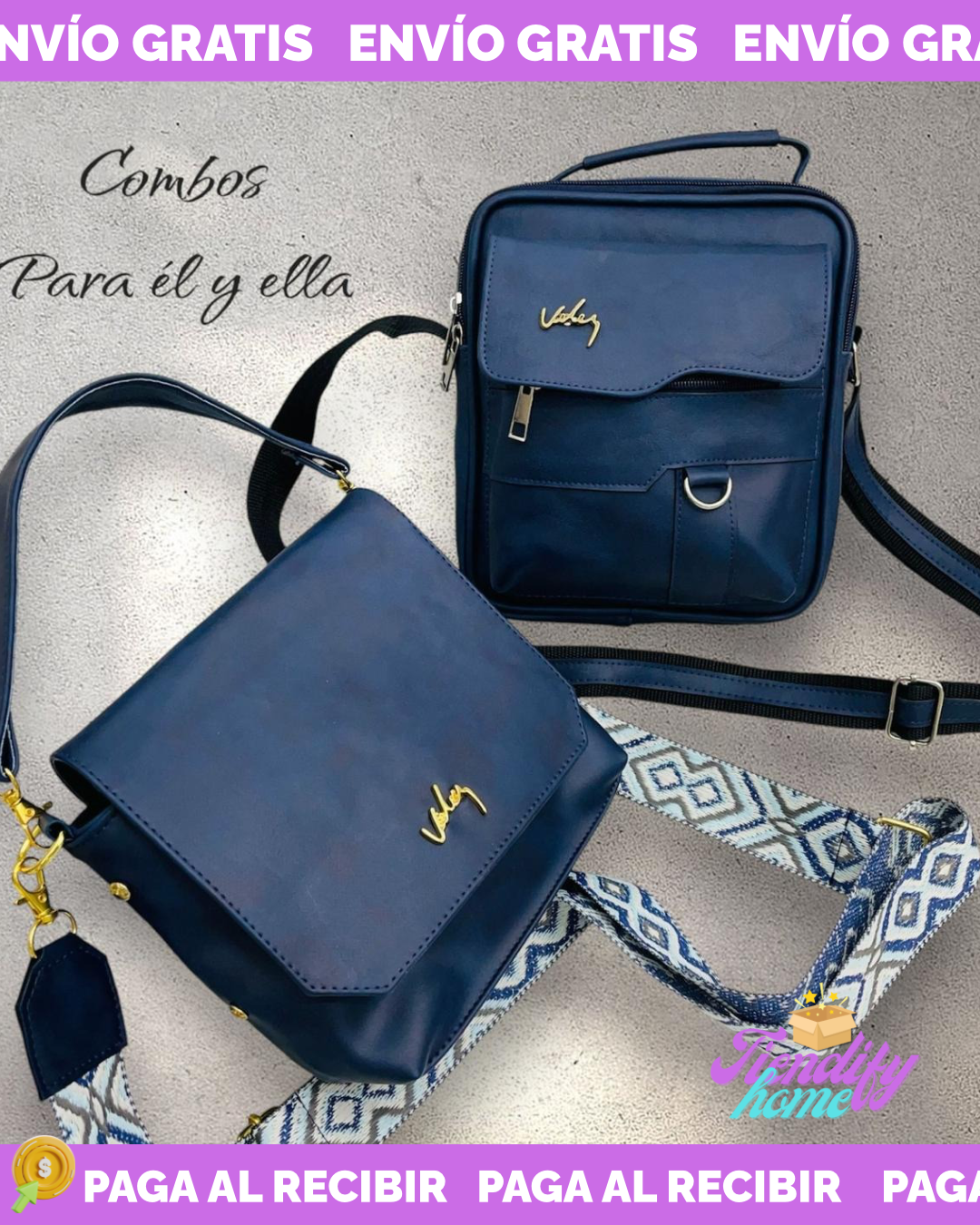 DUO CUERO DACOTA VLZ DAMA Y CABALLERO