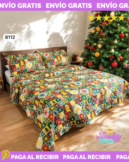 Edredón Unifaz Navidad 140x190cm