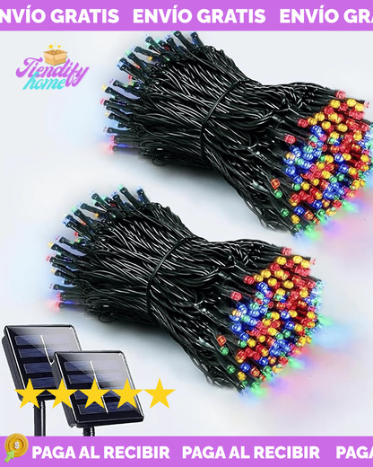 Luces solares de navidad