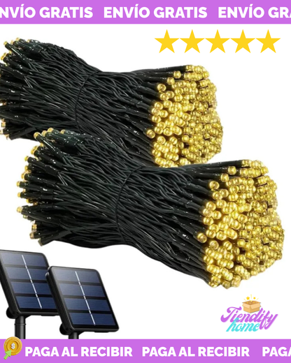 Luces solares de navidad