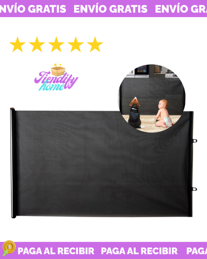 Malla Puerta Retráctil De Seguridad Larg