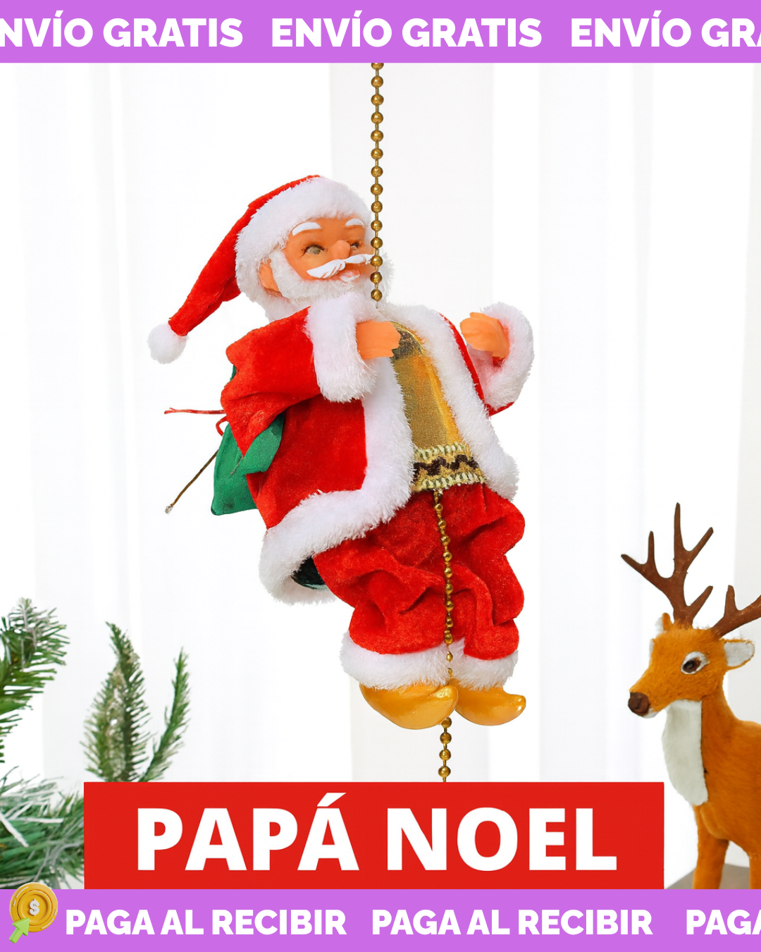 Papa Noel Sube A La Cuerda