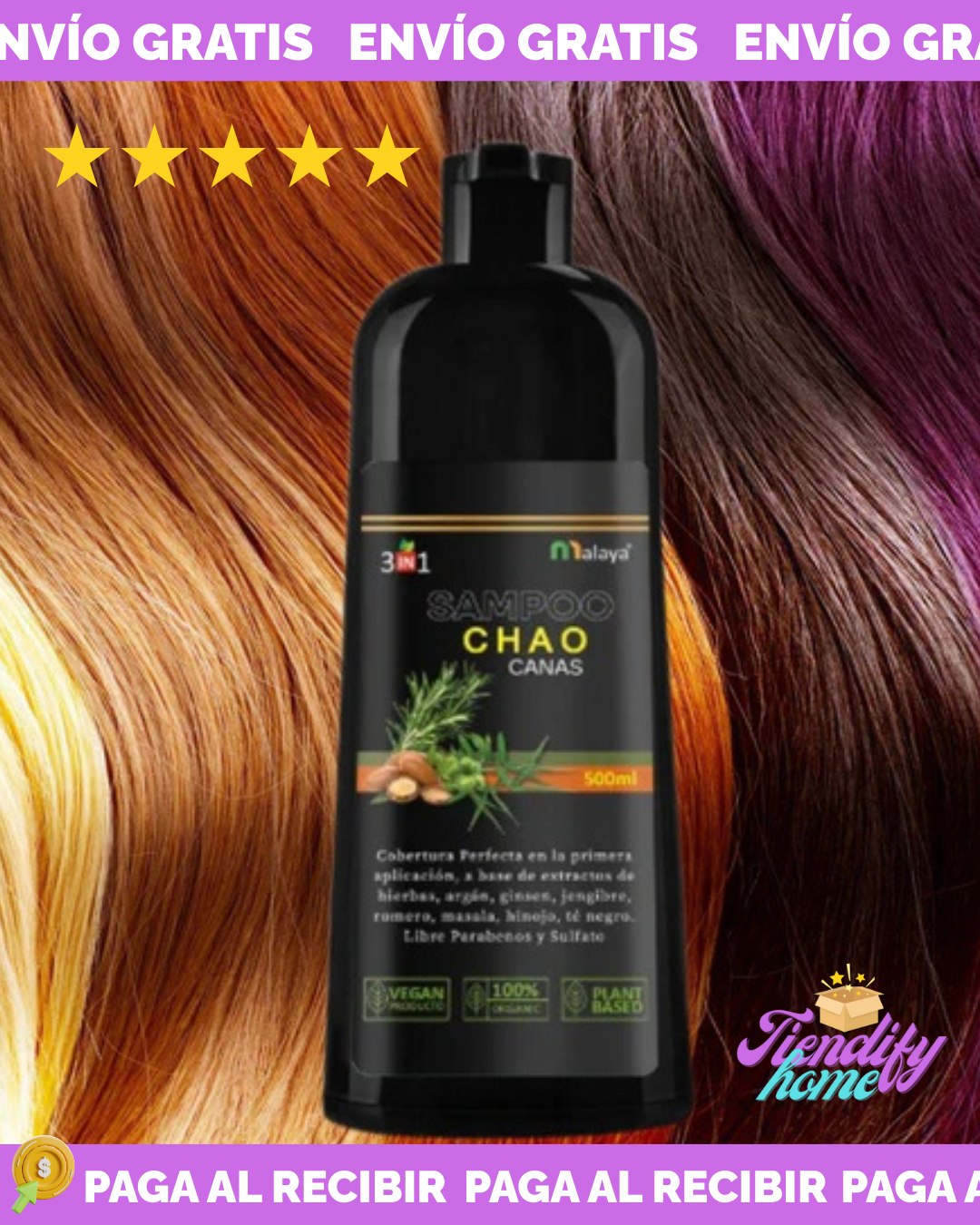 SHAMPOO CUBRE CANAS MALAYA CON TRATMIENTO