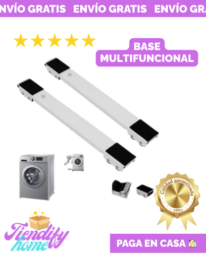 Soporte multifuncional para lavadora móvil