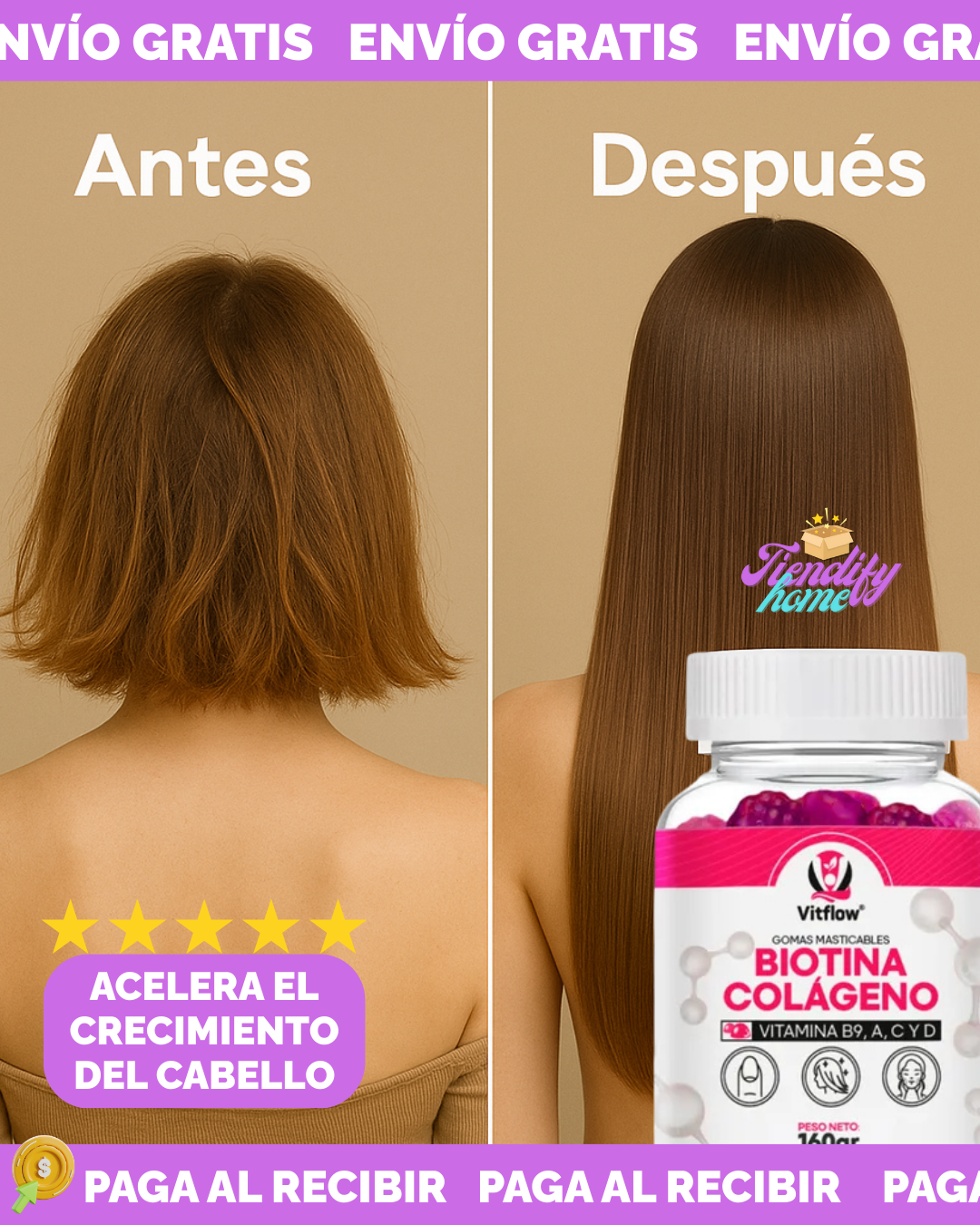 GOMAS BIOTINA COLAGENO