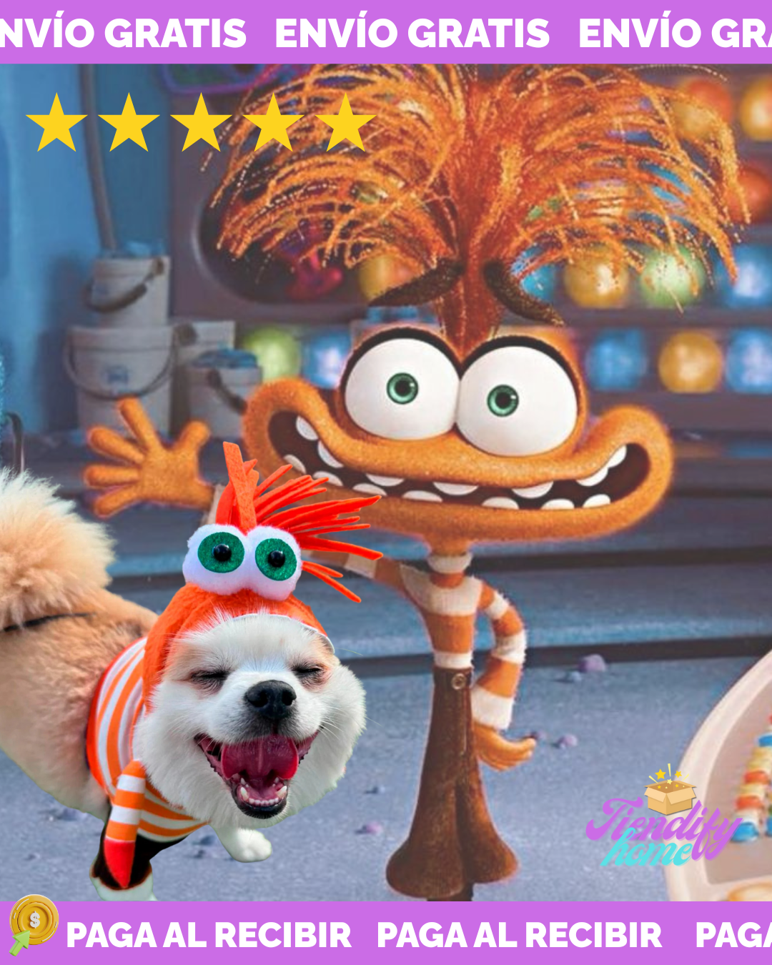 Disfraz Mascota Ansiedad Hallowee DANS04