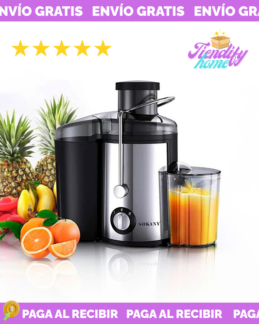 Extractor De Jugos Automatico Frutas Y Verduras Sokany Sk-4000 800w