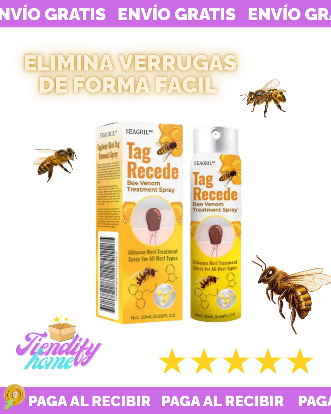 Tag Recede Eliminador de verrugas