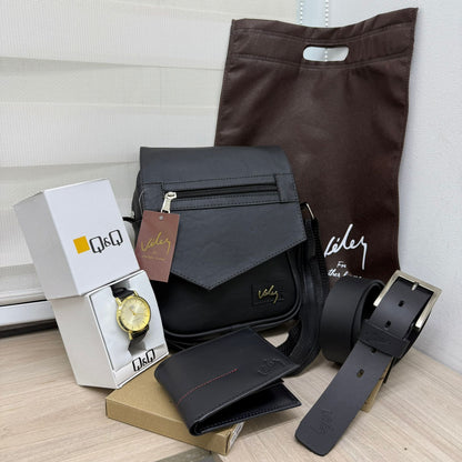 COMBO  LANCELOT VELEZ + RELOJ Q&Q OSEQUI