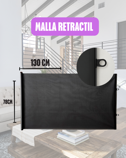 Malla Puerta Retráctil De Seguridad Larg
