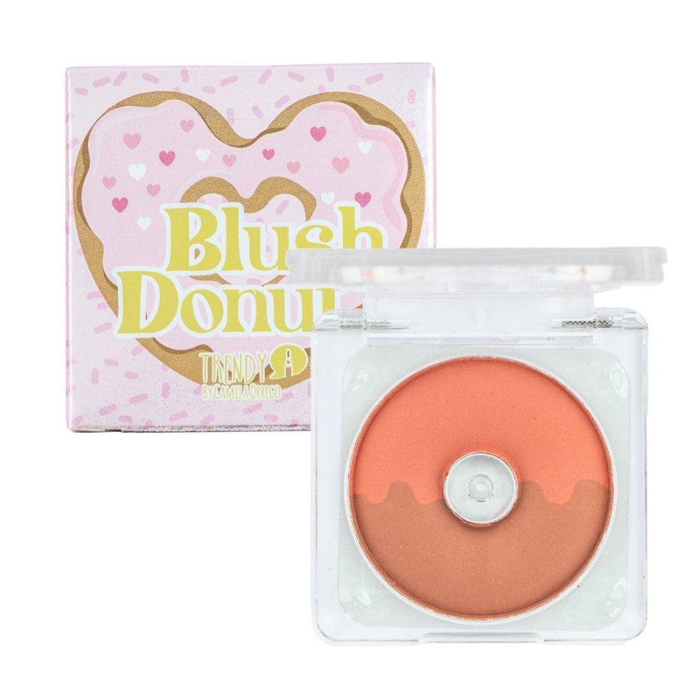 🍩Rubor + Iluminador Donut Trendy + Envío Gratis