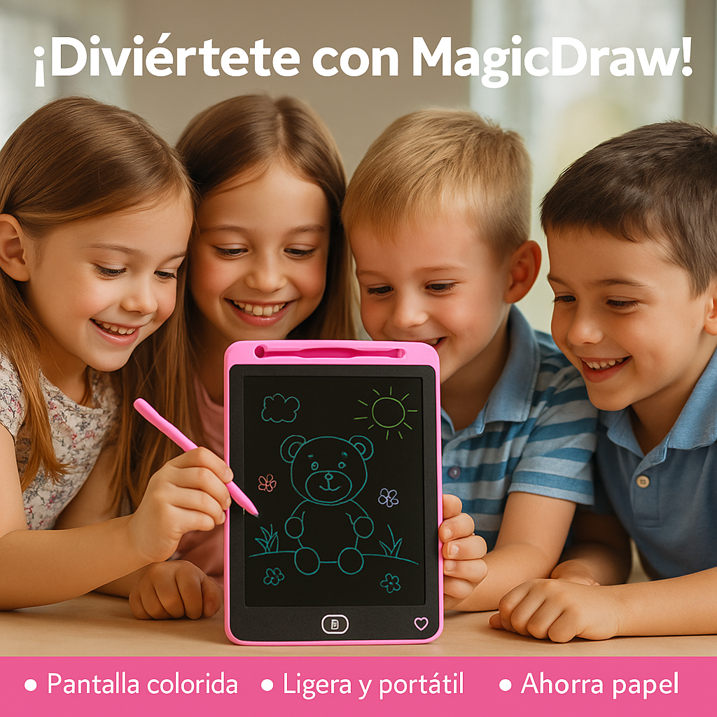 TABLET LCD NIÑOS JUEGOS PIZARRA MAGICA